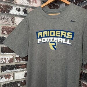 Nike Dri-FIT Seminole State Raiders Heather Gray Polyester Tshirt